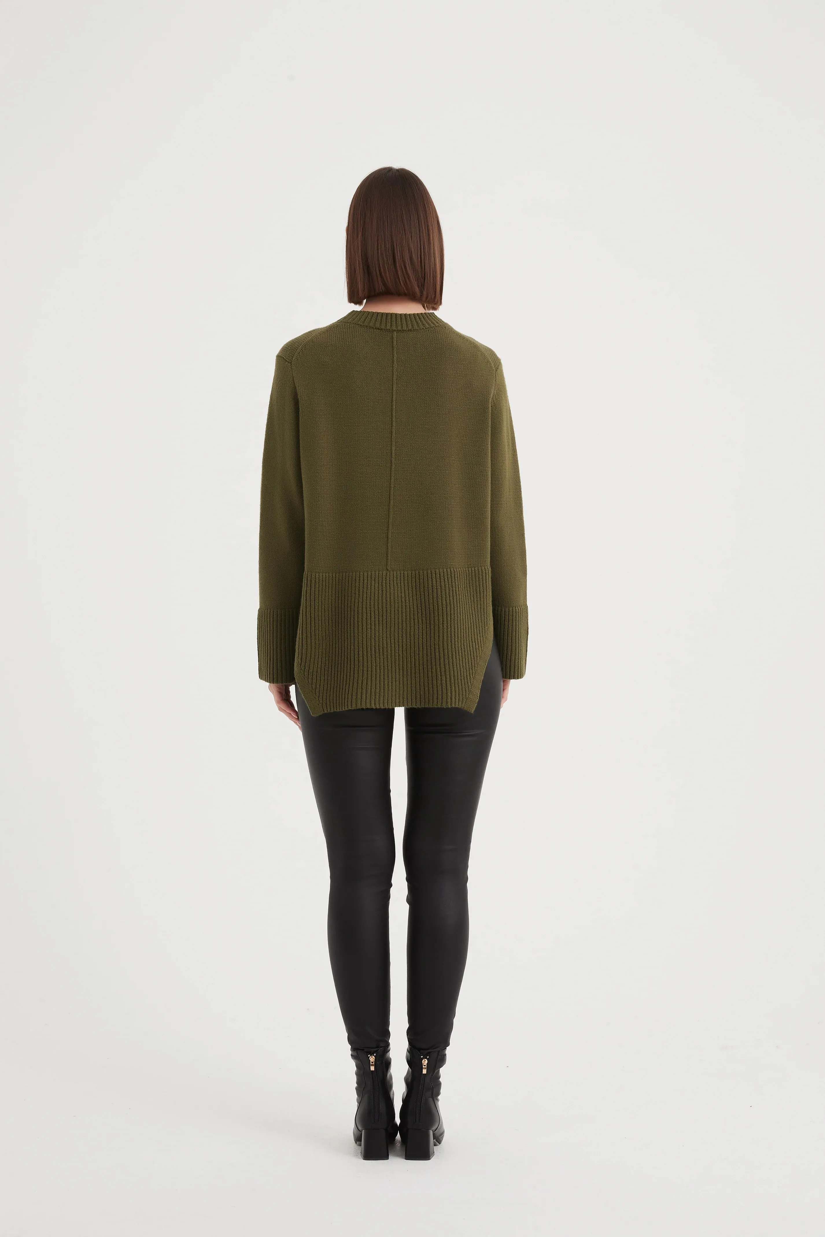 Tirelli Deep Split Knit Jumper