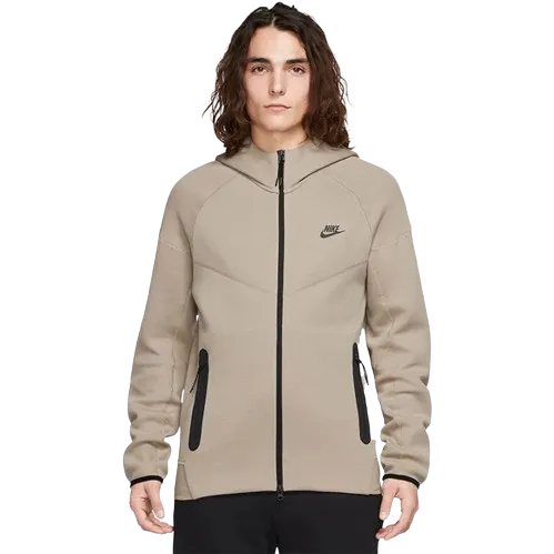 Tuta Nike Tech Fleece Marrone con zip