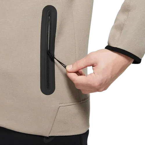 Tuta Nike Tech Fleece Marrone con zip