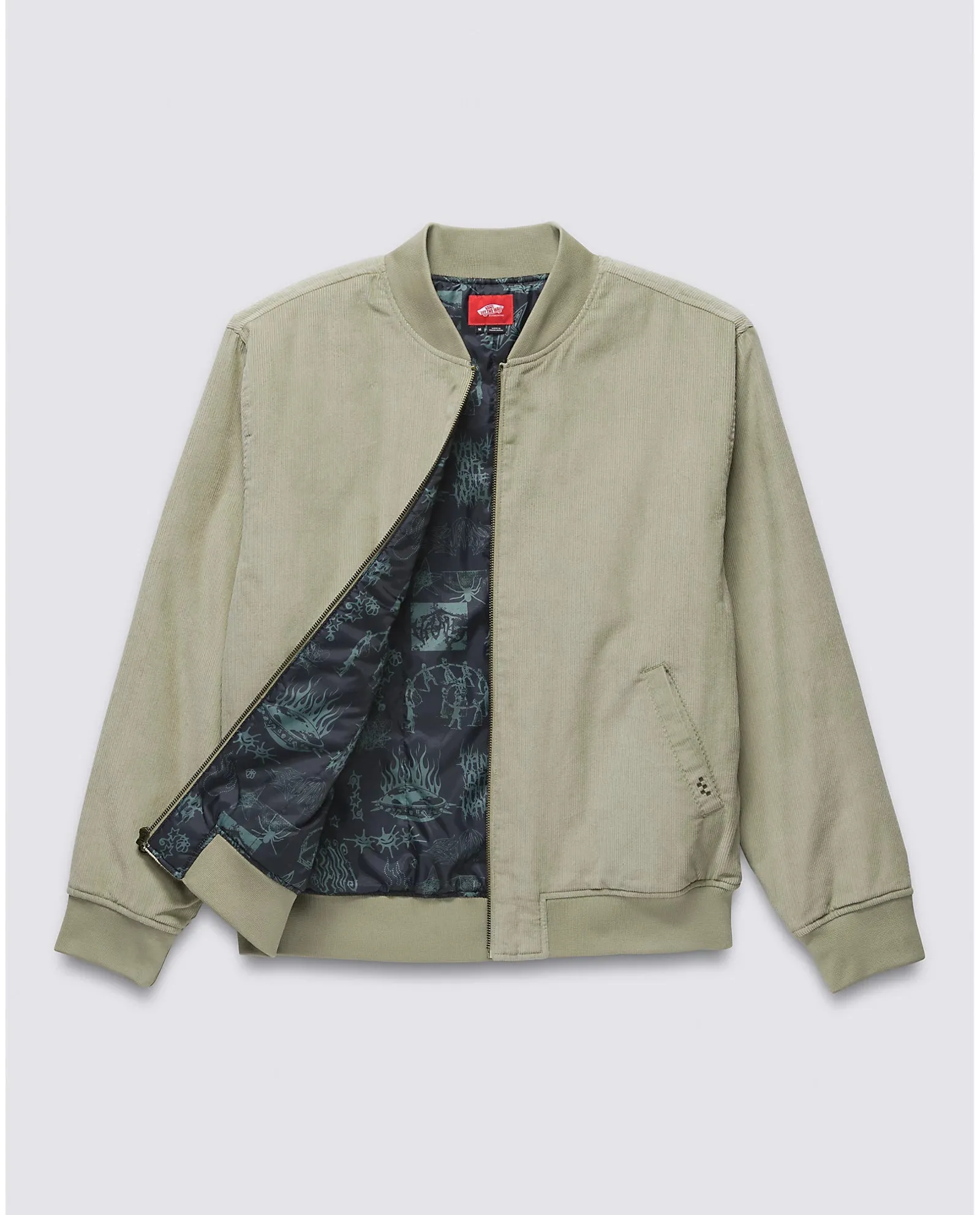VANS Skate Corduroy Bomber Jacket Elm