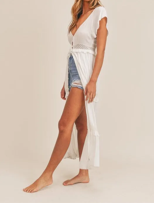 Victoria Maxi Dress - White [S-L]