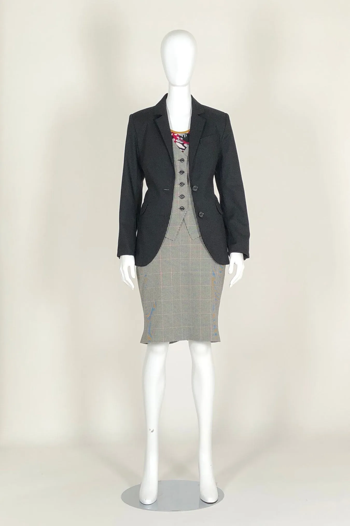 WORLD 4577 Mawkishness Skirt Houndstooth
