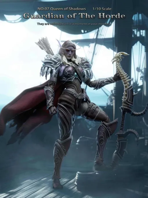World of Warcraft ~ Grey Knight Studio ~ Queen of Shadows Sylvanas Windrunner ~  Action Figure